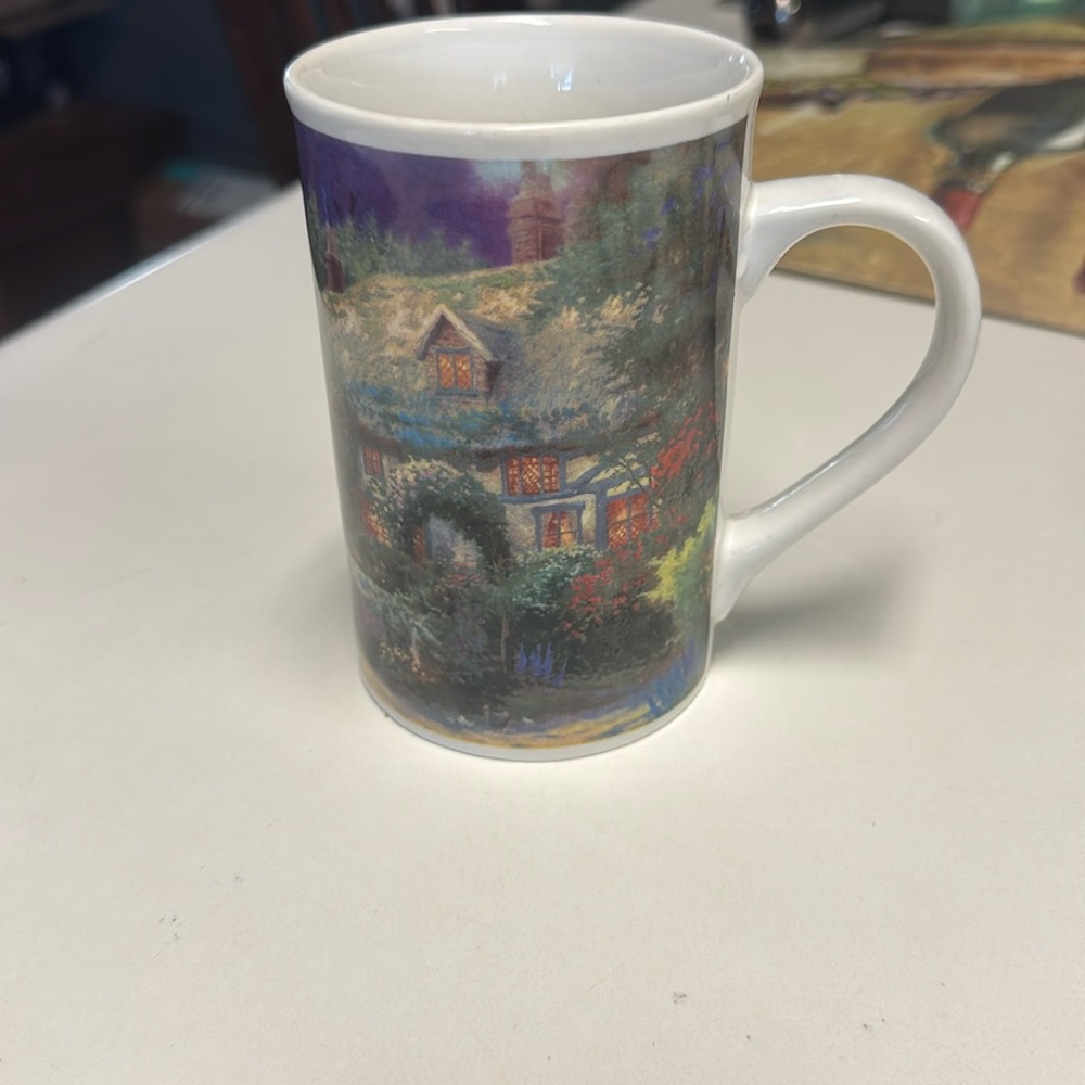 Thomas Kincaid cobblestone Village, 12 ounce coffee mug